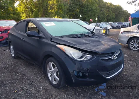 2013 Hyundai Elantra Gls из США, поврежденный, VIN 5NPDH4AE4DH310916